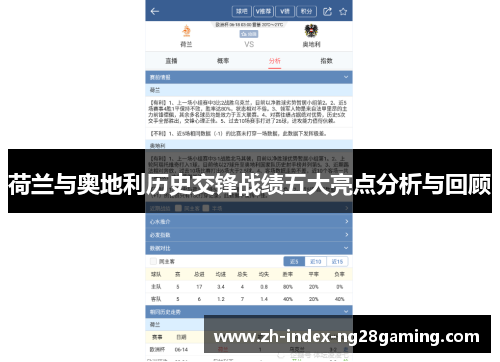 荷兰与奥地利历史交锋战绩五大亮点分析与回顾